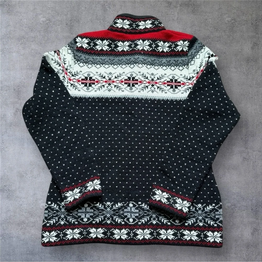 Cardigan Lyric - Nordic Patterned Sweater - Made in Estonia - Size M - Picture 2 of 6